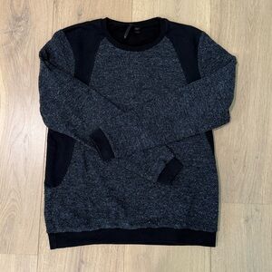 Joe's Jeans Charcoal and Black Crewneck Sweater